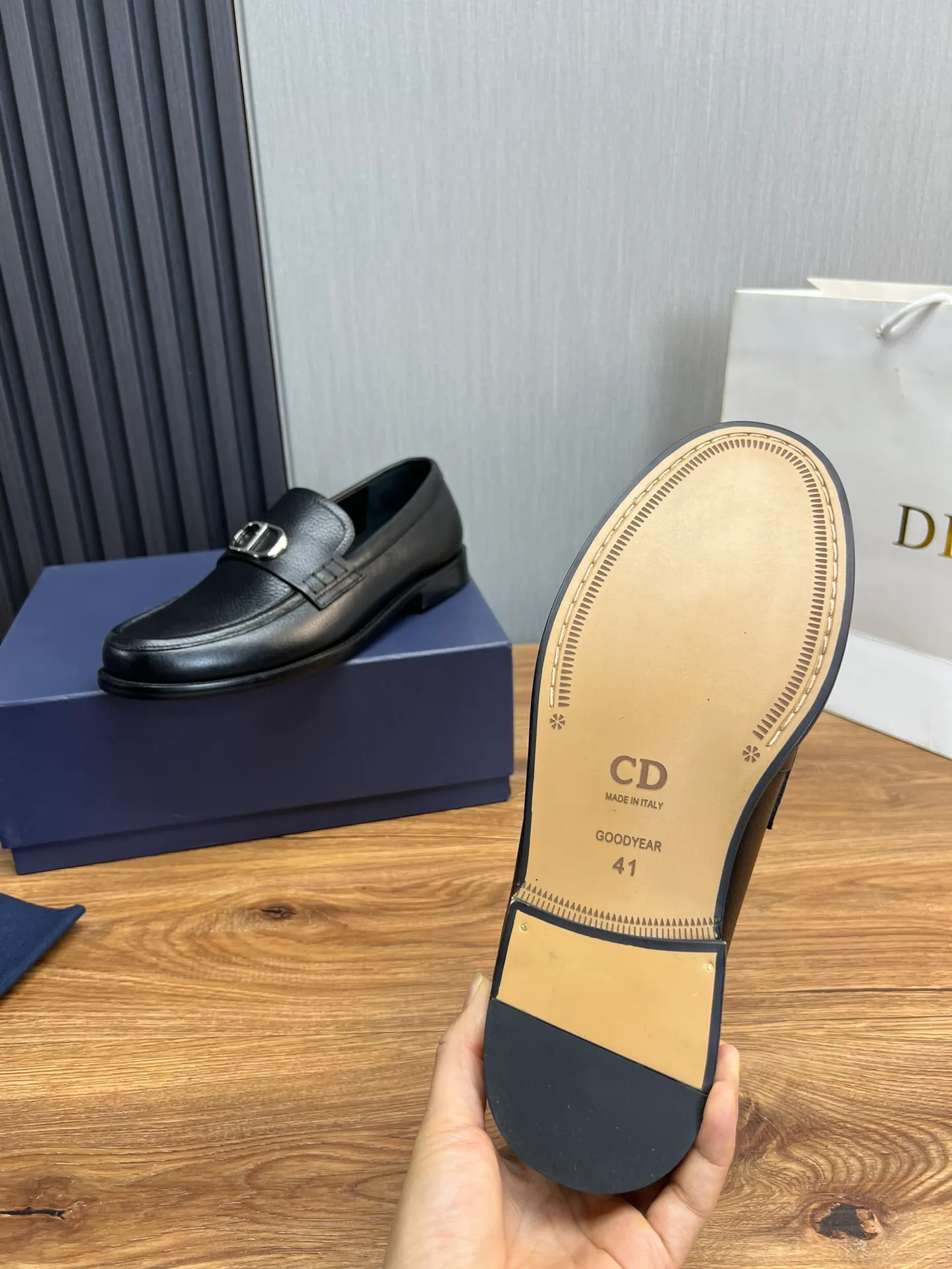 Men's men's shoes💰560💰 Dior men's business casual leather shoes👞all use imported original brand leather, just to create a more comfortable wearing experience, upper: original cowhide➕imported sheepskin lining, original non-slip and wear-resistant rubber outsole✔️36-45 (38.45 non-returnable)